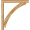 Ekena Millwork Thorton Block Rough Sawn Bracket, Western Red Cedar, 4"W x 44"D x 48"H BKT04X44X48THR05RWR - alternate 4